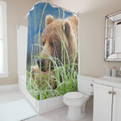 rideau de douche de grizzli & petit (En situation)