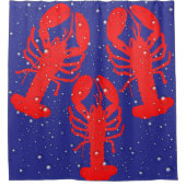 Rideau de douche de homard (Devant)