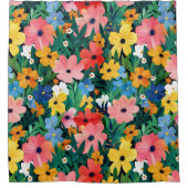 Rideau de douche de jardin vibrant (Devant)