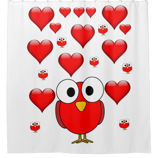 Rideau de douche de jour de Valenttine (Devant)