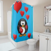 Rideau de douche de jour de Valenttine (En situation)