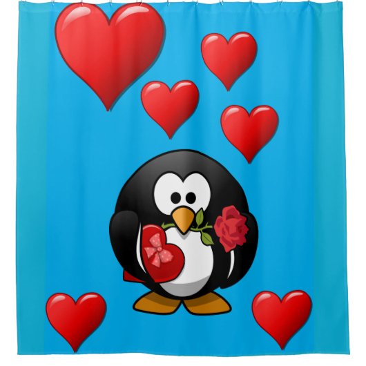 Rideau de douche de jour de Valenttine (Devant)