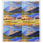 Rideau de douche de la côte grecque (Devant)