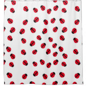 Rideau de douche de la Dame Rouge (Devant)