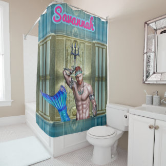 Rideau de douche de la fierté de Savannah, Géorgie