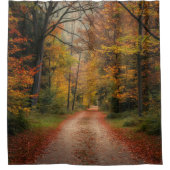 Rideau de douche de la forêt d'automne (Devant)