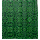 Rideau de douche de la forêt de Pine Mandala (Devant)