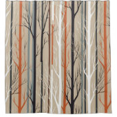 Rideau de douche de la nature scandinave (Devant)