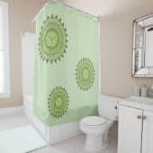 Rideau de douche de la Saint-Patrick celtique (En situation)