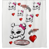 Rideau de douche de la Saint Valentin (Devant)