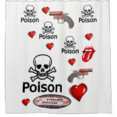 Rideau de douche de la Saint Valentin (Devant)