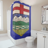 RIDEAU DE DOUCHE DE L'ALBERTA (En situation)