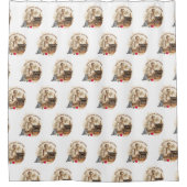 Rideau de douche de l'écrivain - La créativité ren (Devant)