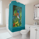 Rideau de douche de l'Ouest Bluebird (En situation)