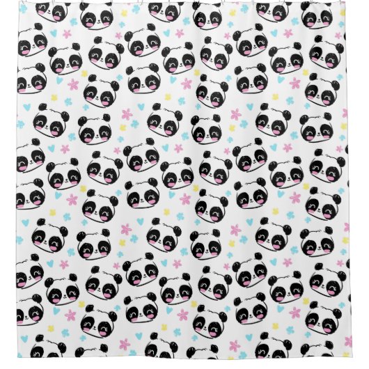Rideau de douche de l'ours Panda (Devant)