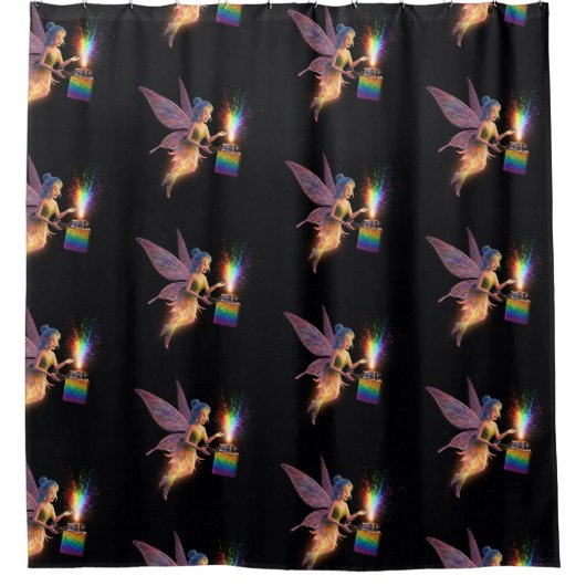 Rideau de douche de mariage de fée Marvel (Devant)