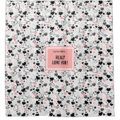 Rideau de douche de meilleur cadeau d'amour Mariag (Devant)