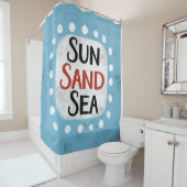 Rideau de douche de mer Sun Sand (En situation)