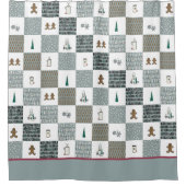 Rideau de douche de Noël (Devant)