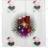 rideau de douche de Noël (Devant)