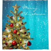 Rideau de douche de Noël/Arbre de Noël (Devant)