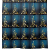 Rideau de douche de Noël/Arbres de Noël (Devant)