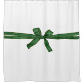 Rideau de douche de Noël, Bow vert (Devant)