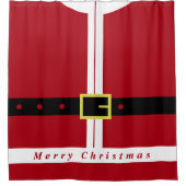 Rideau de douche de Noël du Père Noël (Devant)