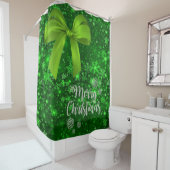 Rideau de douche de Noël, Joyeux Noël (En situation)