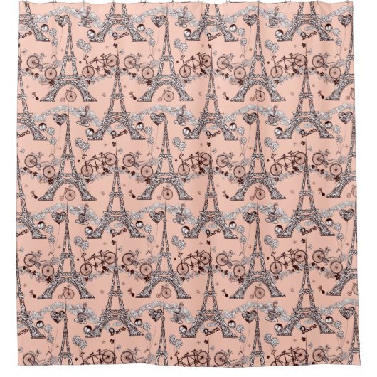 Rideau de douche de Paris (Devant)