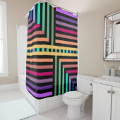 Rideau de douche de parquet (En situation)