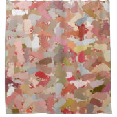 rideau de douche de peinture de corail (Devant)