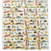 Rideau de douche de poisson (Devant)