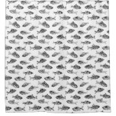 Rideau de douche de poisson rouge (Devant)