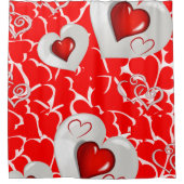 Rideau de douche de Saint Valentin (Devant)