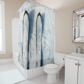 Rideau de douche de ski du Vermont (En situation)