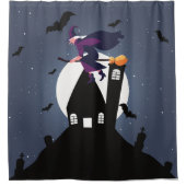 Rideau de douche de sorcière à la retraite (Devant)