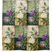 Rideau de douche de style patchwork vintage (Devant)