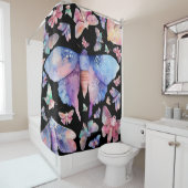 Rideau de douche de teint (En situation)