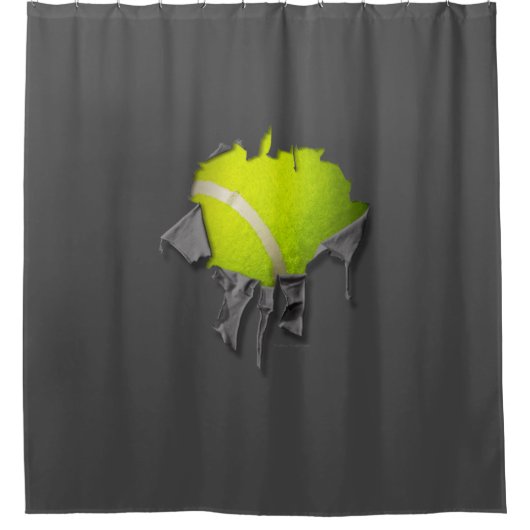Rideau de douche de tennis déchiré (Devant)