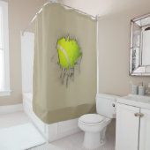 Rideau de douche de tennis Torn (En situation)