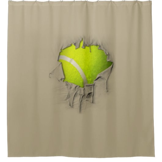 Rideau de douche de tennis Torn (Devant)