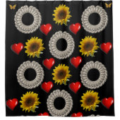 Rideau de douche de tournesol (Devant)