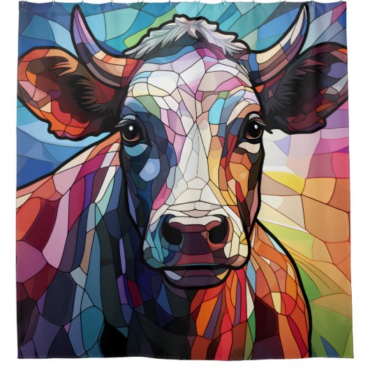 Rideau de douche de vache (Devant)