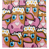 Rideau de douche de vache (Devant)