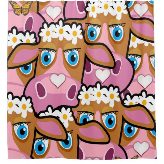 Rideau de douche de vache (Devant)