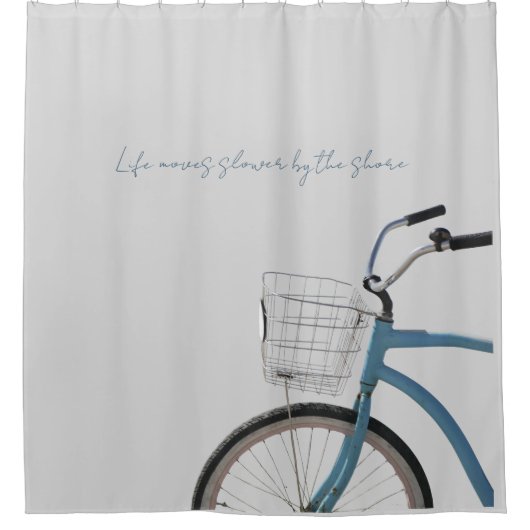 Rideau de douche de vélo de croisière côtière de R (Devant)