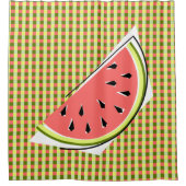 Rideau de douche de Watermelon Slice Check (Devant)