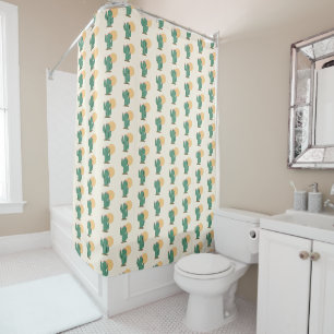 Rideau de douche décoration de maison Cactus Migno