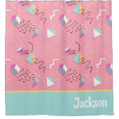 Rideau de douche des années 80 et 90 (Devant)